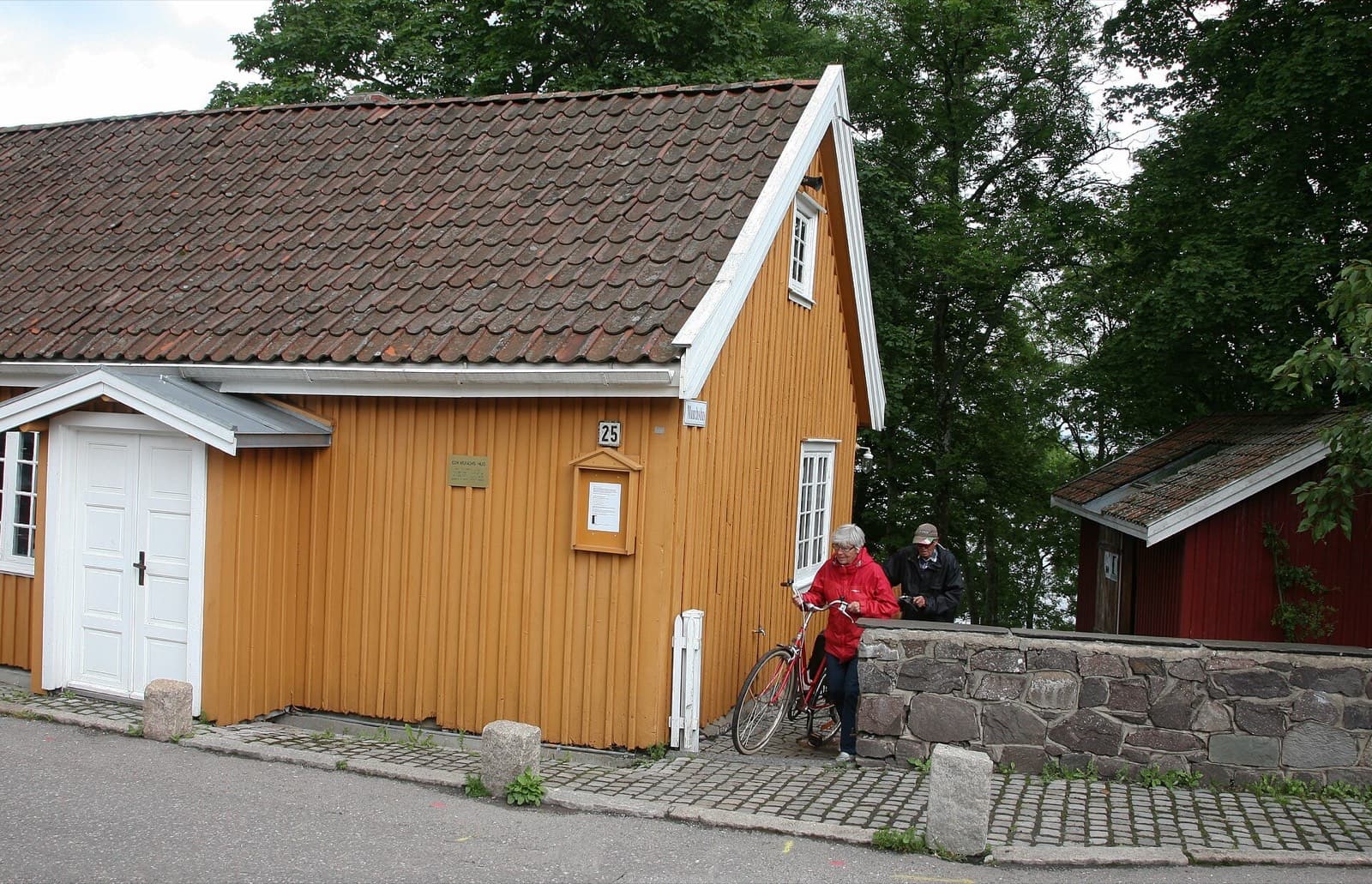 Edvard Munchs gule trehus i Åsgårdstrand